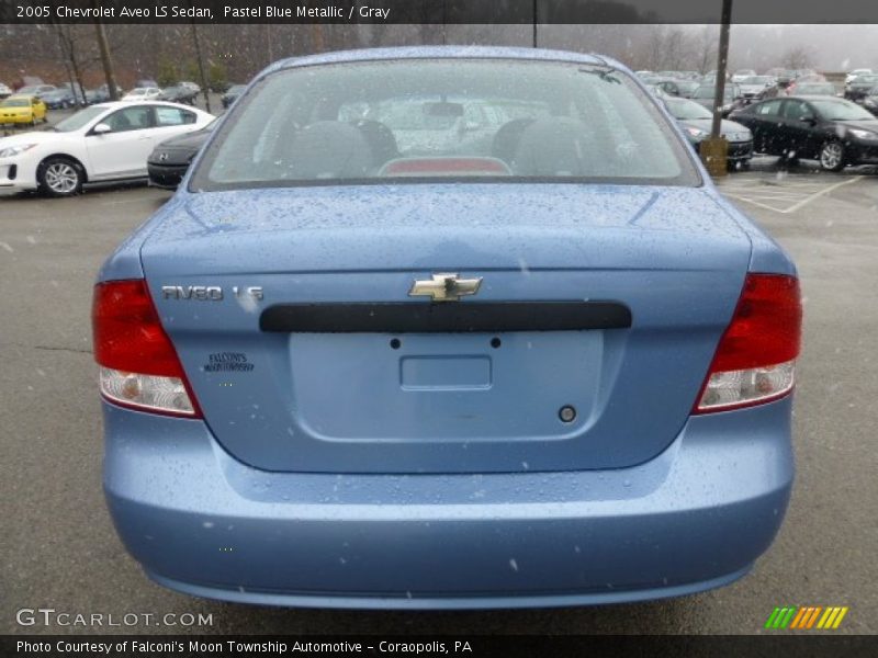 Pastel Blue Metallic / Gray 2005 Chevrolet Aveo LS Sedan