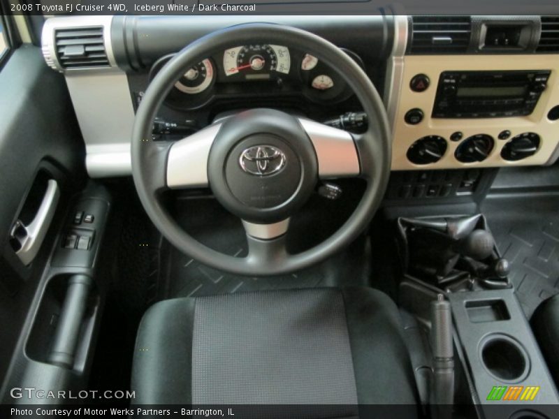 Iceberg White / Dark Charcoal 2008 Toyota FJ Cruiser 4WD