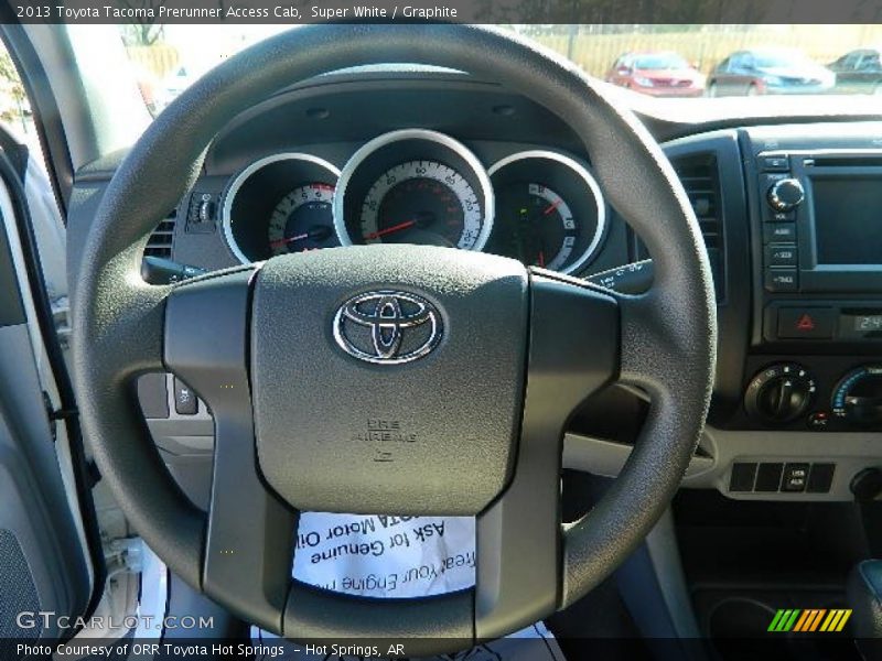 Super White / Graphite 2013 Toyota Tacoma Prerunner Access Cab