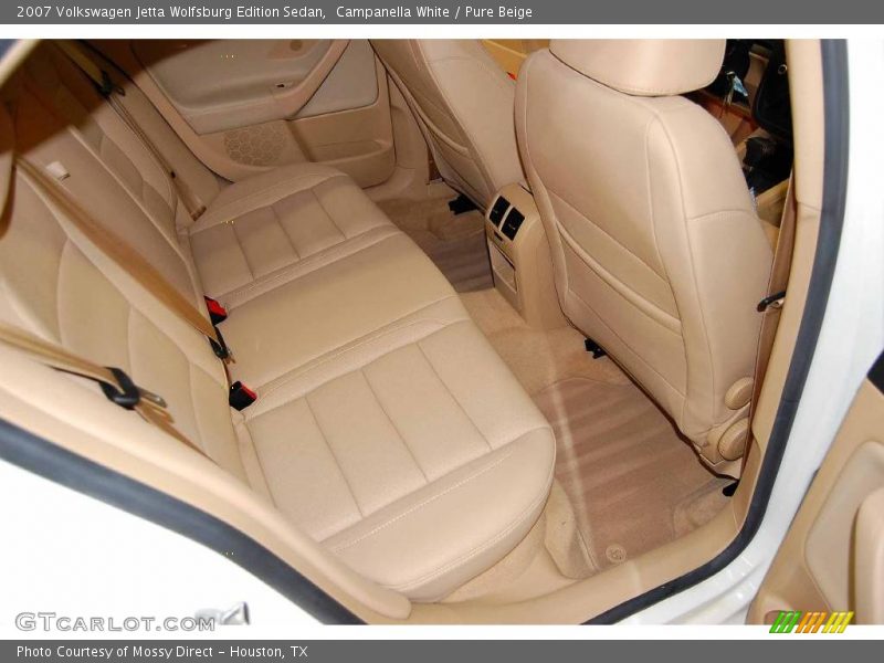Campanella White / Pure Beige 2007 Volkswagen Jetta Wolfsburg Edition Sedan