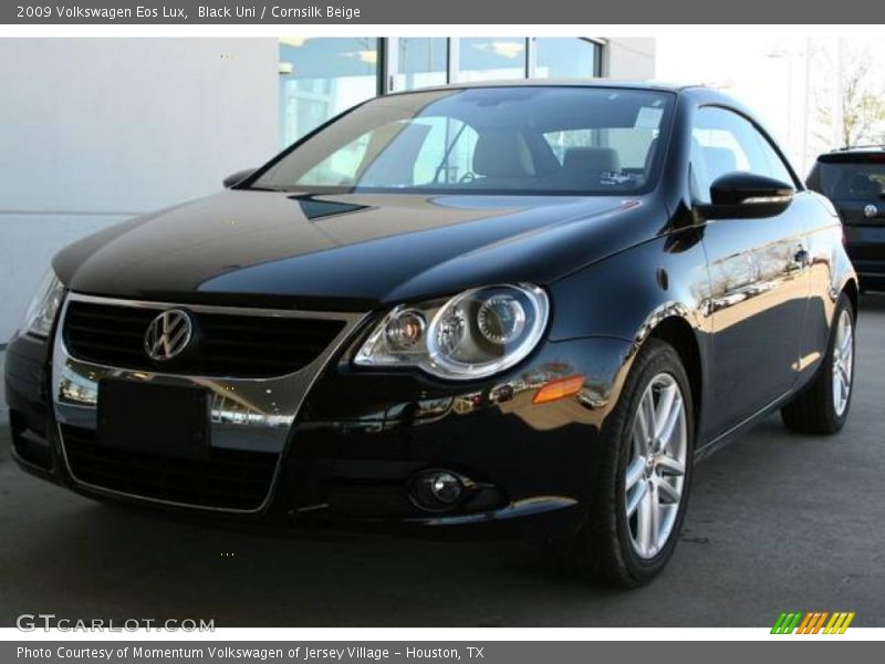 Black Uni / Cornsilk Beige 2009 Volkswagen Eos Lux
