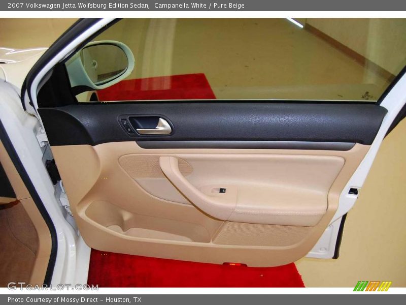 Campanella White / Pure Beige 2007 Volkswagen Jetta Wolfsburg Edition Sedan