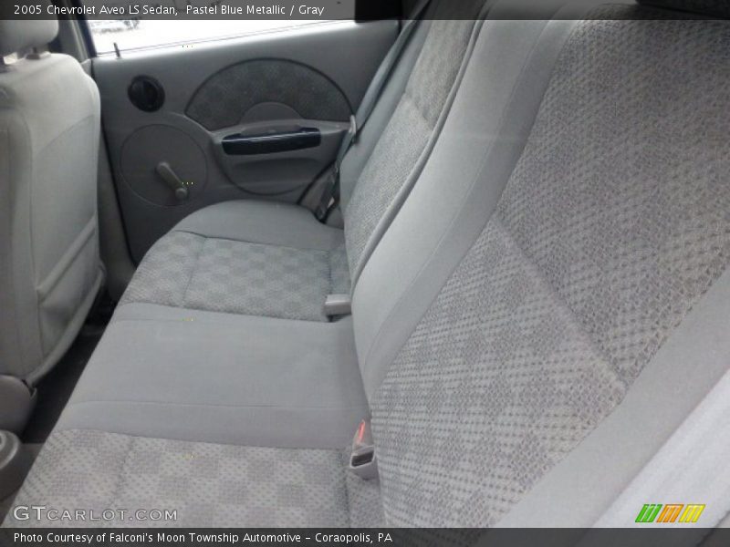 Pastel Blue Metallic / Gray 2005 Chevrolet Aveo LS Sedan