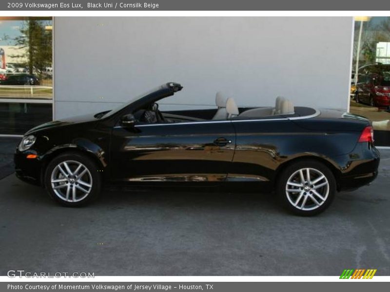 Black Uni / Cornsilk Beige 2009 Volkswagen Eos Lux