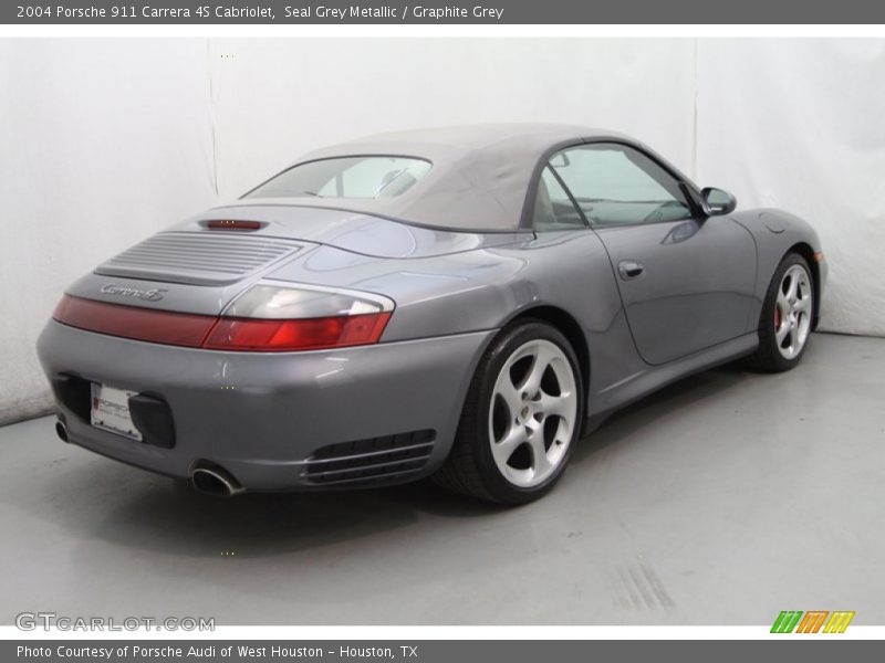 Seal Grey Metallic / Graphite Grey 2004 Porsche 911 Carrera 4S Cabriolet