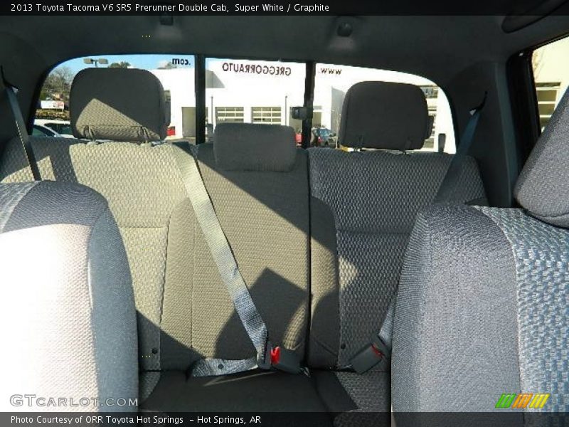 Super White / Graphite 2013 Toyota Tacoma V6 SR5 Prerunner Double Cab