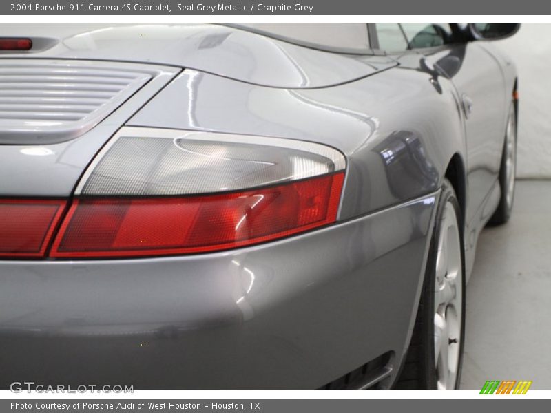 Seal Grey Metallic / Graphite Grey 2004 Porsche 911 Carrera 4S Cabriolet