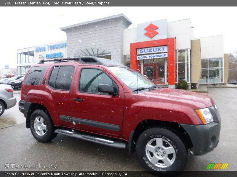 Red Brawn Pearl / Steel/Graphite 2005 Nissan Xterra S 4x4