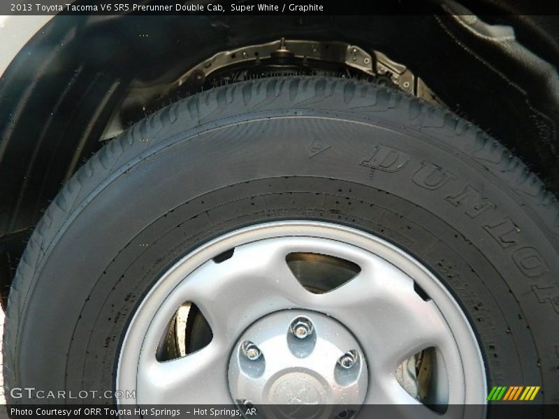 Super White / Graphite 2013 Toyota Tacoma V6 SR5 Prerunner Double Cab