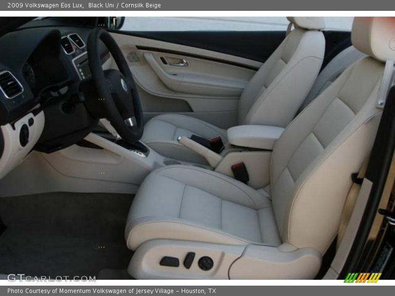 Black Uni / Cornsilk Beige 2009 Volkswagen Eos Lux