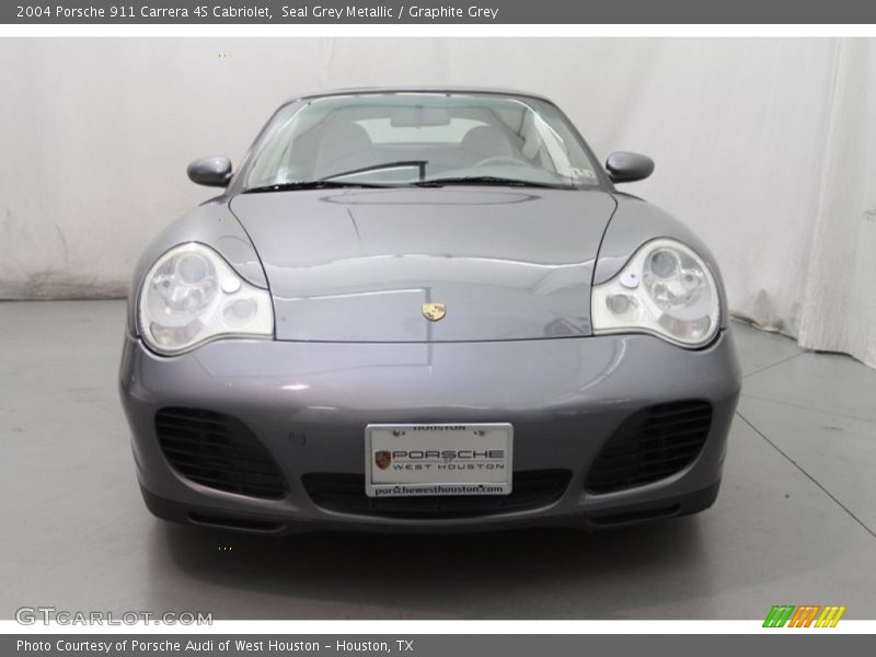 Seal Grey Metallic / Graphite Grey 2004 Porsche 911 Carrera 4S Cabriolet