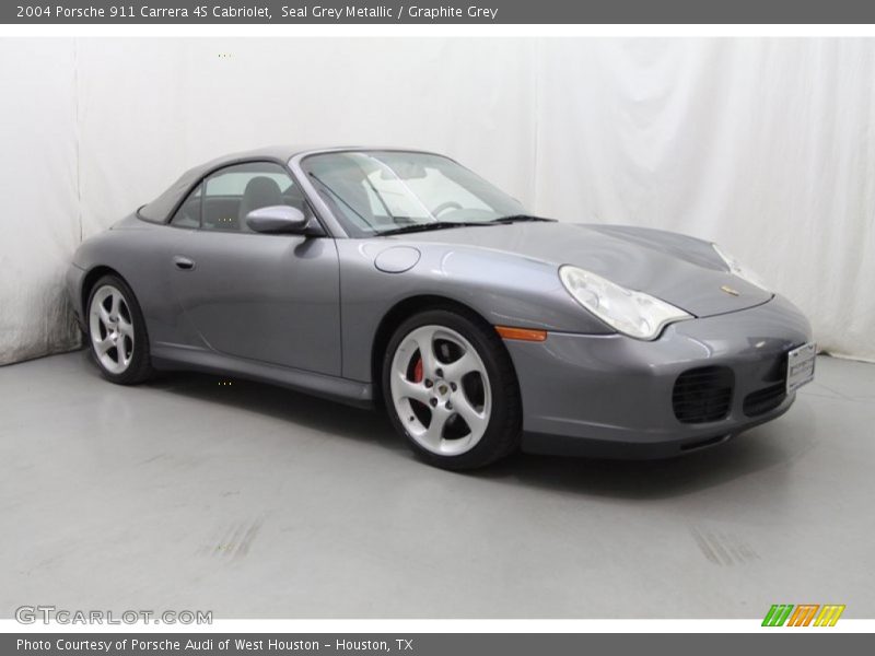 Seal Grey Metallic / Graphite Grey 2004 Porsche 911 Carrera 4S Cabriolet