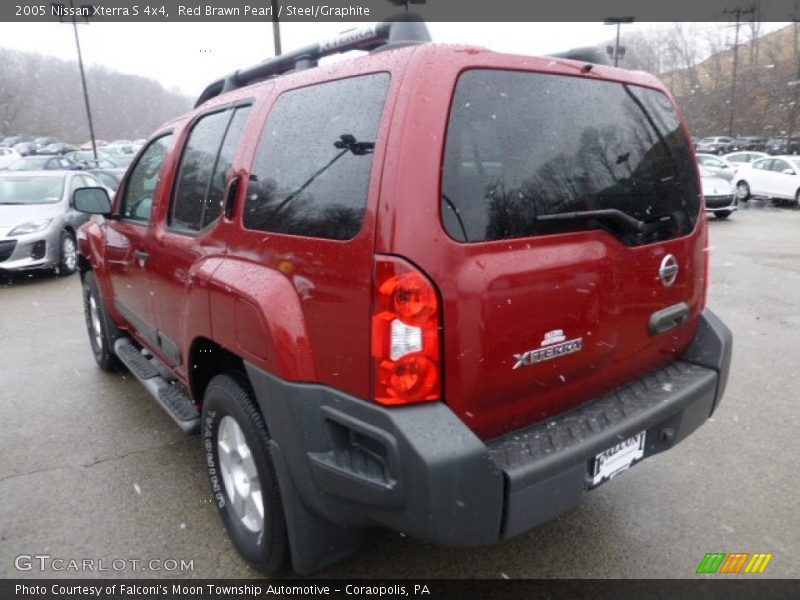 Red Brawn Pearl / Steel/Graphite 2005 Nissan Xterra S 4x4