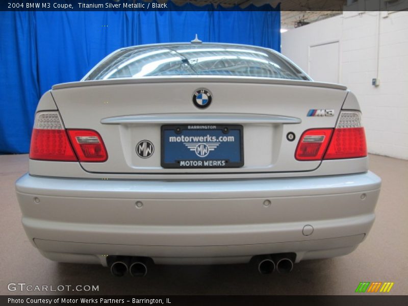 Titanium Silver Metallic / Black 2004 BMW M3 Coupe