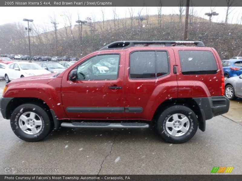 Red Brawn Pearl / Steel/Graphite 2005 Nissan Xterra S 4x4