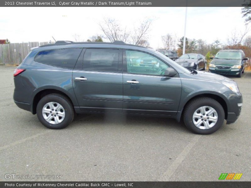 Cyber Gray Metallic / Dark Titanium/Light Titanium 2013 Chevrolet Traverse LS