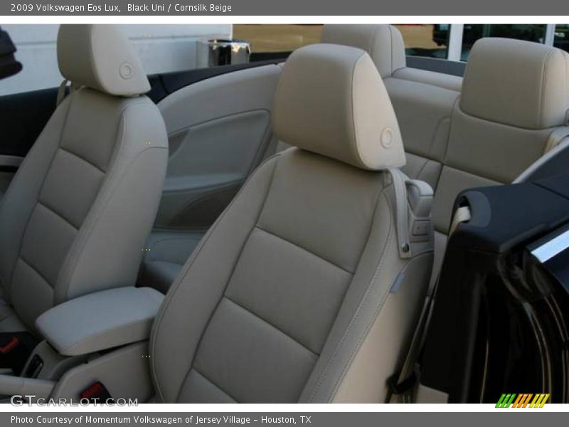 Black Uni / Cornsilk Beige 2009 Volkswagen Eos Lux