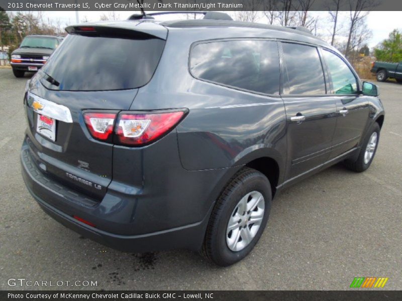 Cyber Gray Metallic / Dark Titanium/Light Titanium 2013 Chevrolet Traverse LS