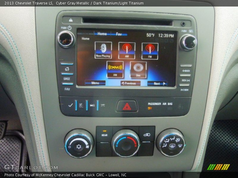 Cyber Gray Metallic / Dark Titanium/Light Titanium 2013 Chevrolet Traverse LS