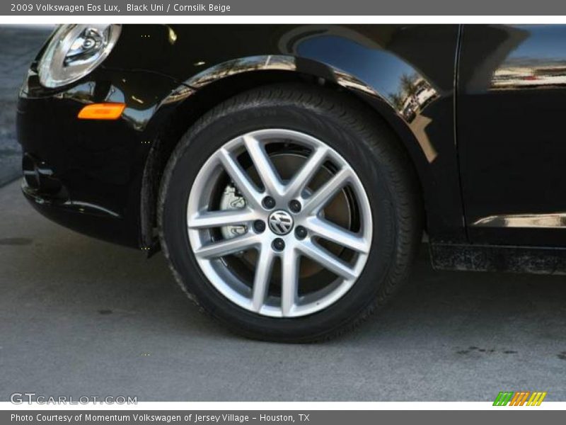 Black Uni / Cornsilk Beige 2009 Volkswagen Eos Lux