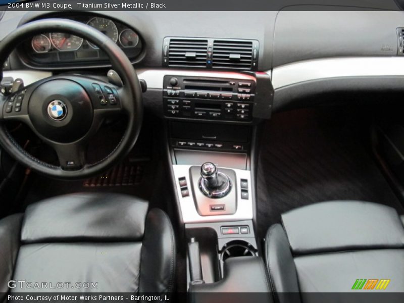 Titanium Silver Metallic / Black 2004 BMW M3 Coupe