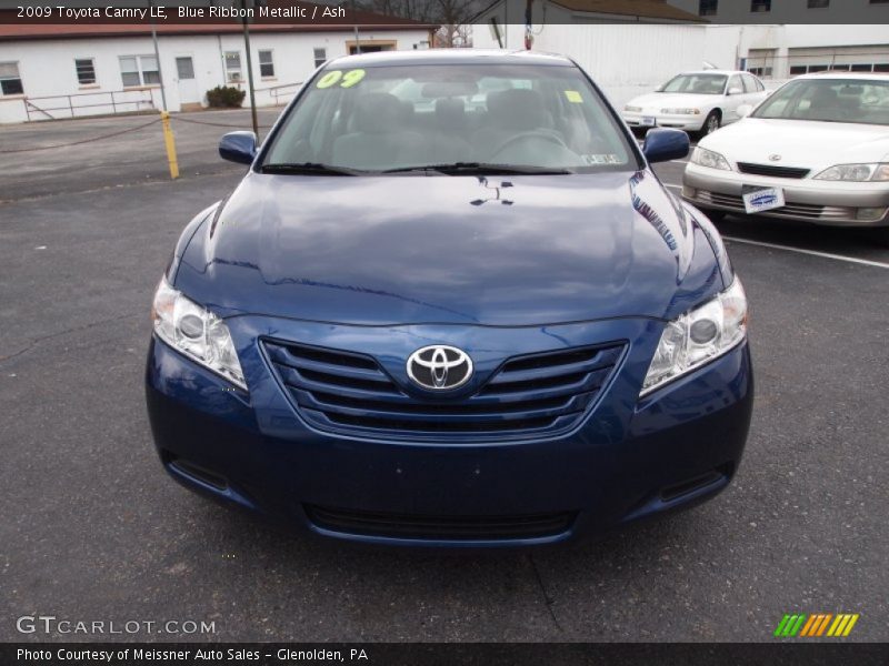 Blue Ribbon Metallic / Ash 2009 Toyota Camry LE