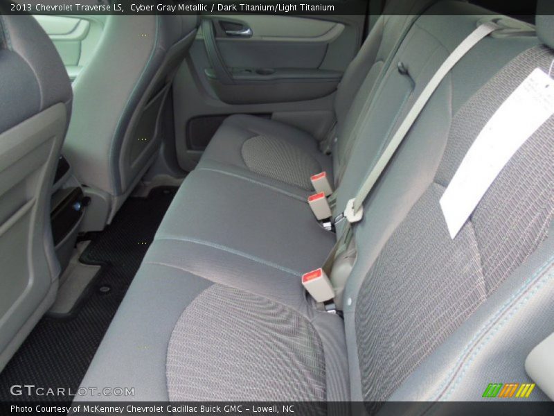Cyber Gray Metallic / Dark Titanium/Light Titanium 2013 Chevrolet Traverse LS