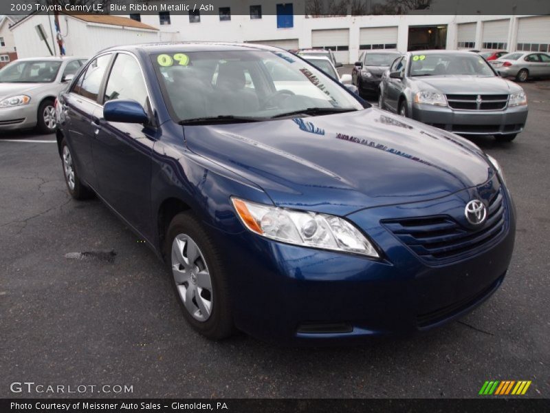 Blue Ribbon Metallic / Ash 2009 Toyota Camry LE