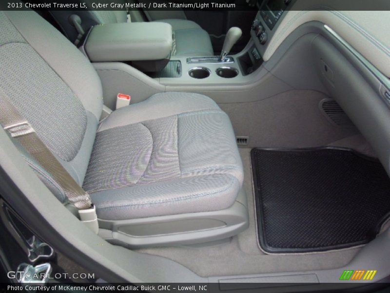 Cyber Gray Metallic / Dark Titanium/Light Titanium 2013 Chevrolet Traverse LS