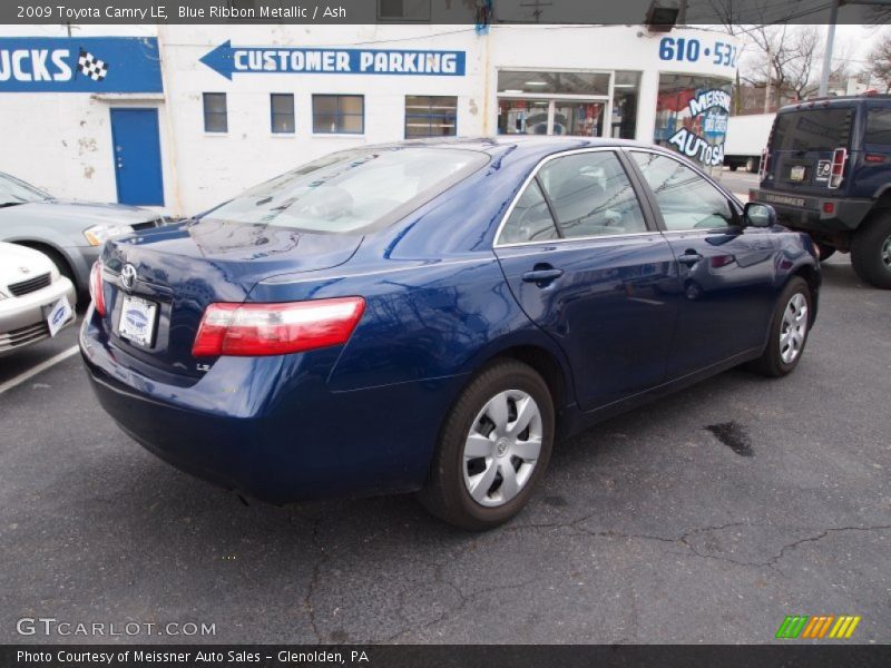 Blue Ribbon Metallic / Ash 2009 Toyota Camry LE