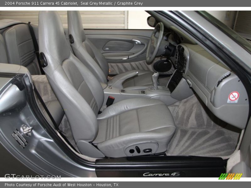  2004 911 Carrera 4S Cabriolet Graphite Grey Interior