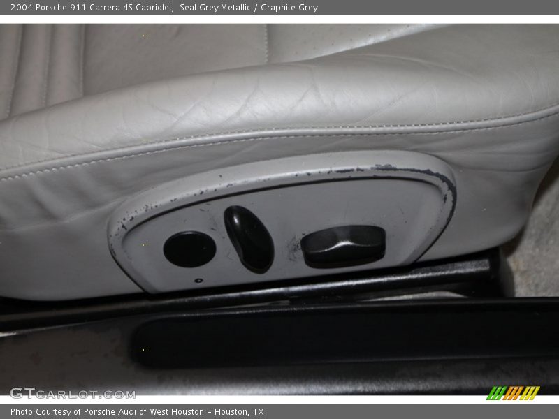 Seal Grey Metallic / Graphite Grey 2004 Porsche 911 Carrera 4S Cabriolet