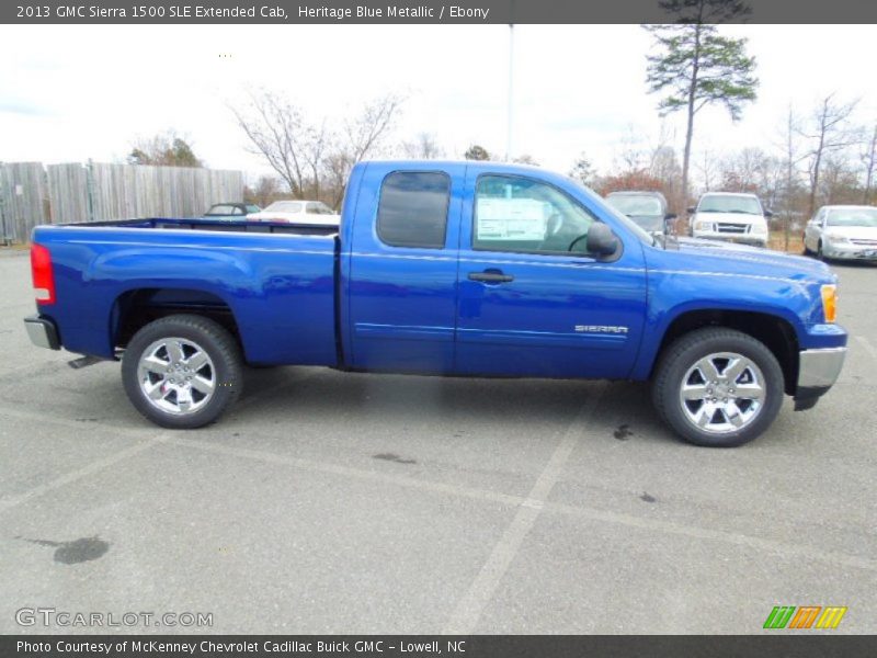 2013 Sierra 1500 SLE Extended Cab Heritage Blue Metallic