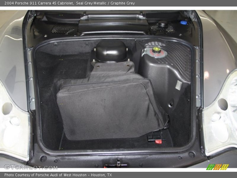 Seal Grey Metallic / Graphite Grey 2004 Porsche 911 Carrera 4S Cabriolet
