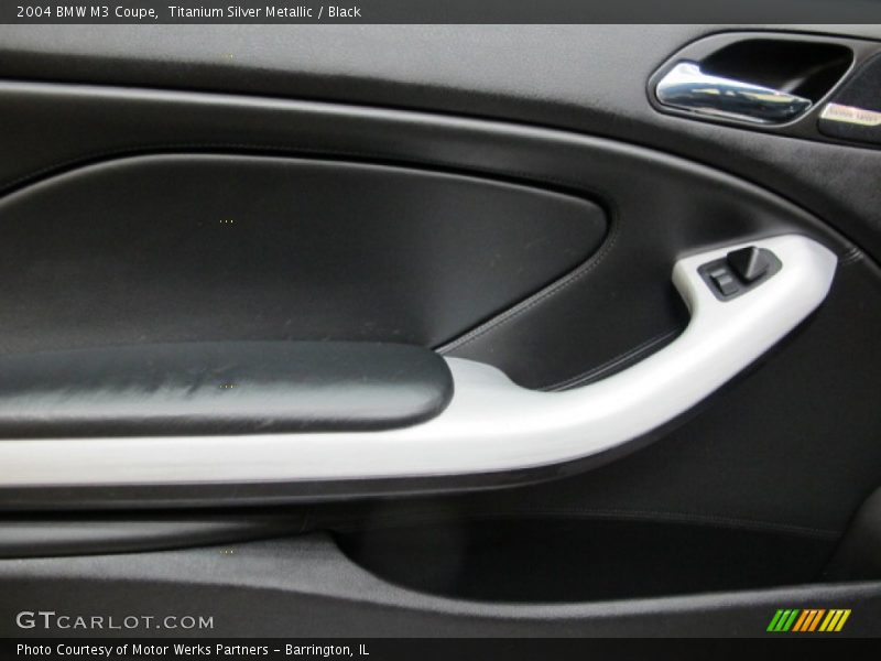 Titanium Silver Metallic / Black 2004 BMW M3 Coupe