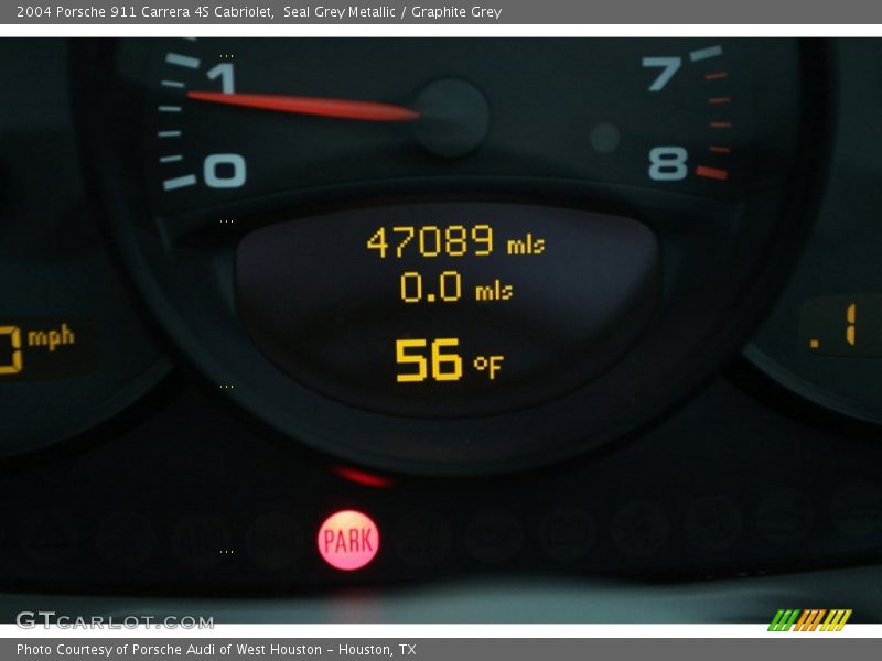 Seal Grey Metallic / Graphite Grey 2004 Porsche 911 Carrera 4S Cabriolet