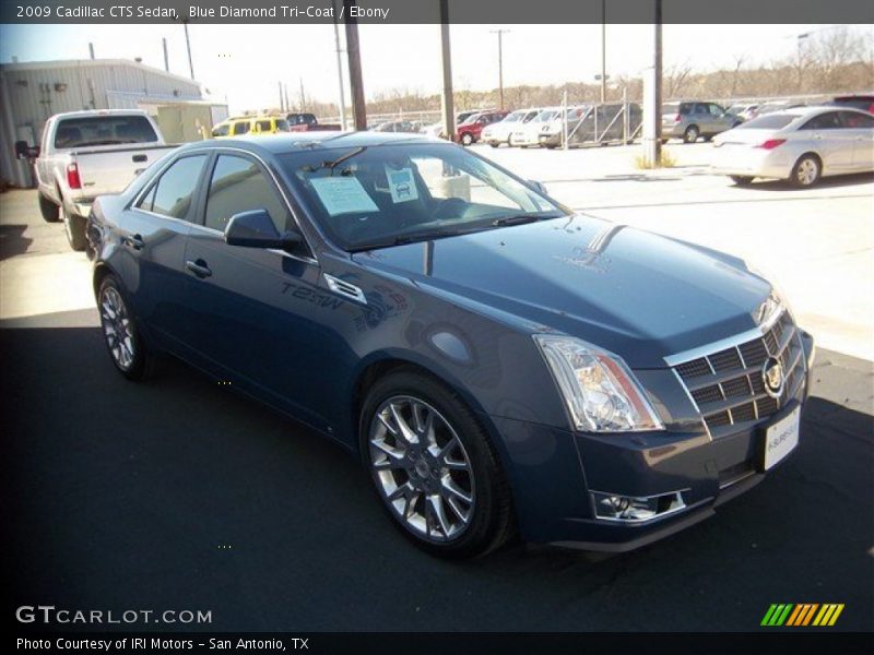 Blue Diamond Tri-Coat / Ebony 2009 Cadillac CTS Sedan