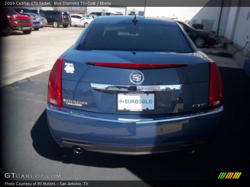 Blue Diamond Tri-Coat / Ebony 2009 Cadillac CTS Sedan