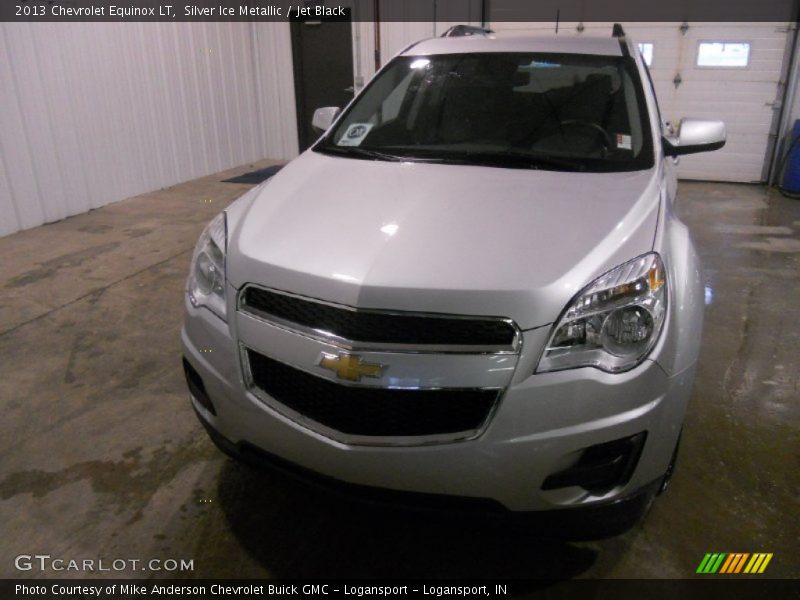Silver Ice Metallic / Jet Black 2013 Chevrolet Equinox LT