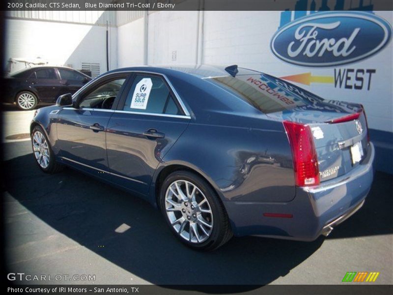Blue Diamond Tri-Coat / Ebony 2009 Cadillac CTS Sedan