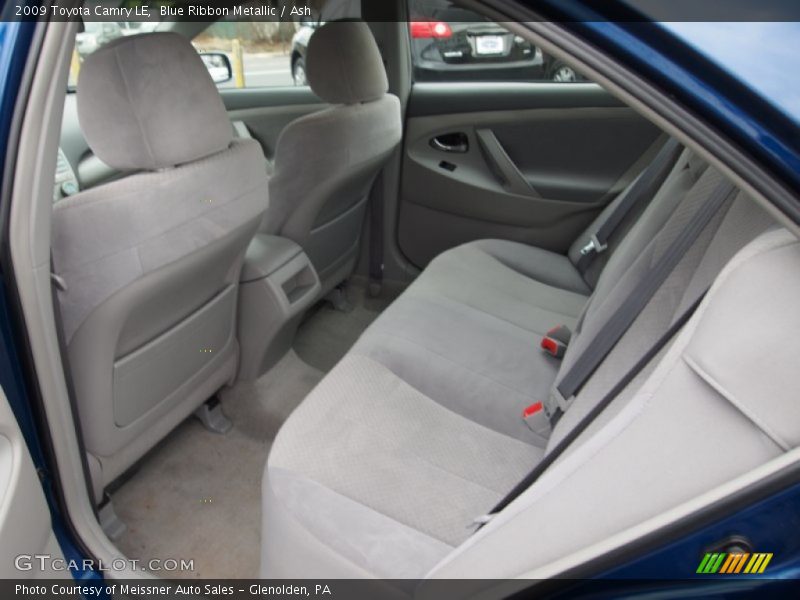 Rear Seat of 2009 Camry LE