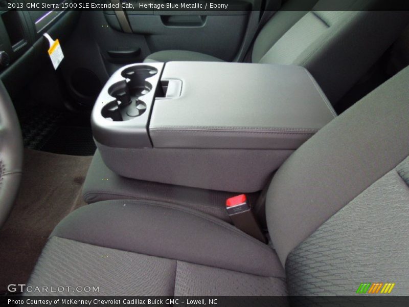 Heritage Blue Metallic / Ebony 2013 GMC Sierra 1500 SLE Extended Cab