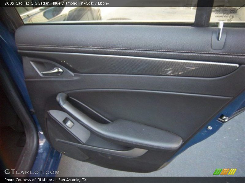 Blue Diamond Tri-Coat / Ebony 2009 Cadillac CTS Sedan