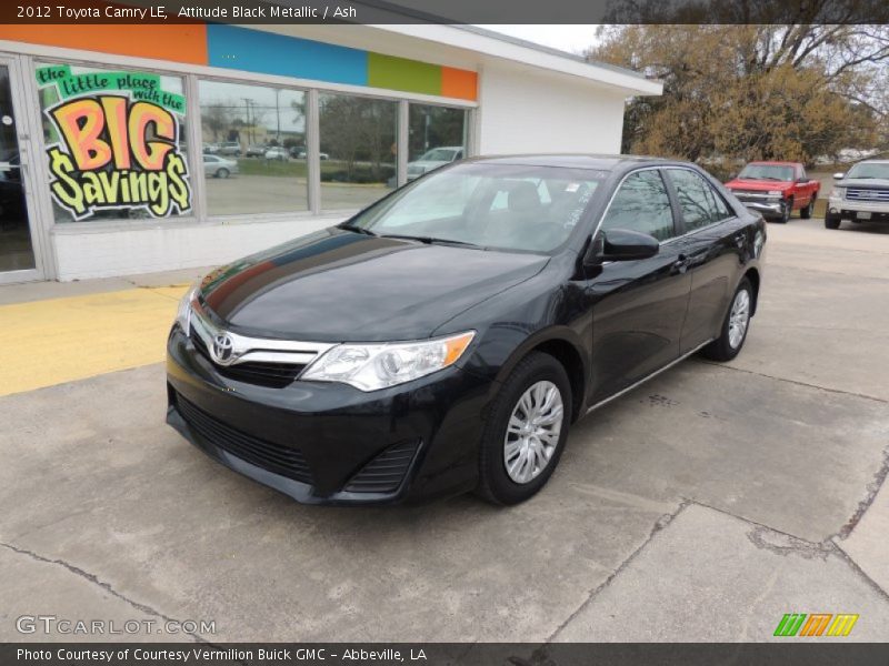 Attitude Black Metallic / Ash 2012 Toyota Camry LE