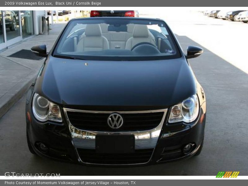 Black Uni / Cornsilk Beige 2009 Volkswagen Eos Lux