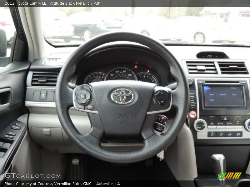 Attitude Black Metallic / Ash 2012 Toyota Camry LE