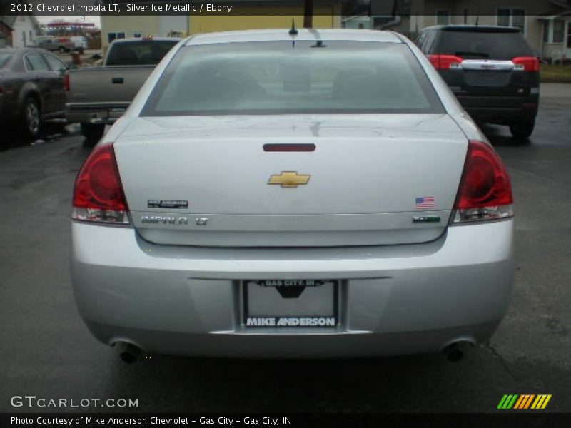 Silver Ice Metallic / Ebony 2012 Chevrolet Impala LT