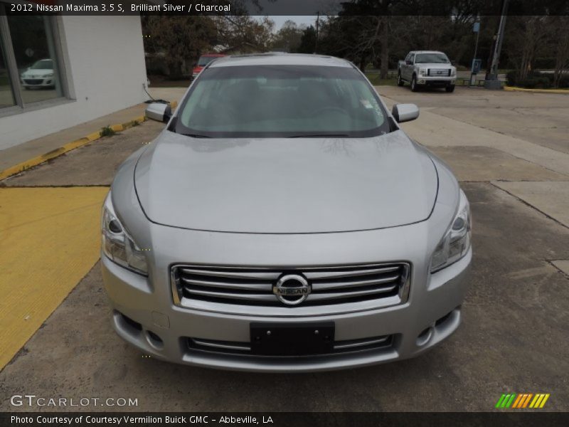 Brilliant Silver / Charcoal 2012 Nissan Maxima 3.5 S