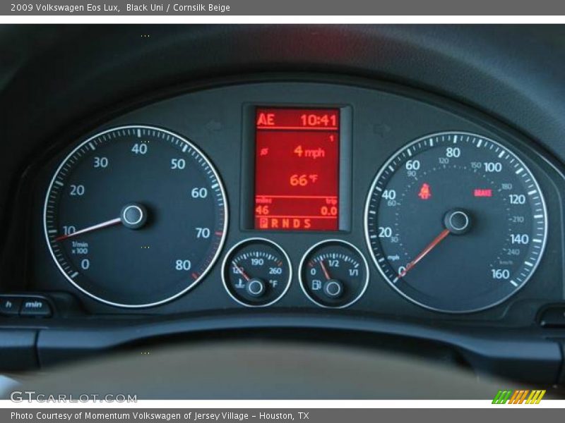 Black Uni / Cornsilk Beige 2009 Volkswagen Eos Lux