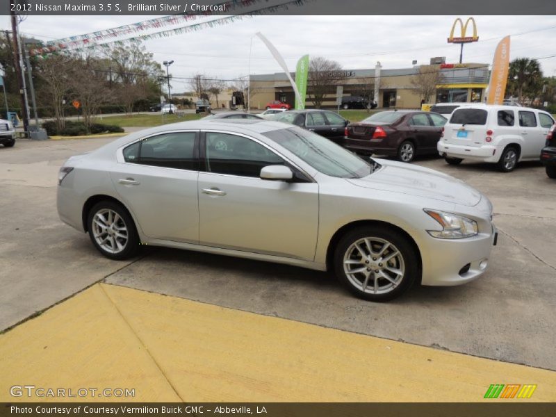 Brilliant Silver / Charcoal 2012 Nissan Maxima 3.5 S